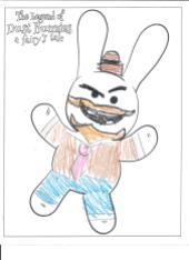 bunny crayon